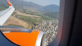 EasyJet flight from Dalaman Turkey to London Gatwick August 2019 [upl. by Omsare445]