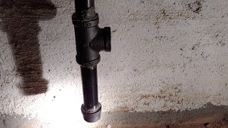 Running Black Pipe to a Gas Dryer [upl. by Niatsirk]