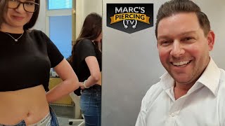 💉 Das PERFEKTE Bauchnabelpiercing 💉 Kann man über die Höhe diskutieren 💉 Marcs Piercing TV [upl. by Yelsnia]