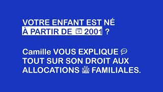 Enfants de 18 ans et  nés à partir de 2001  les conditions d’octroi des allocations [upl. by Casaleggio]