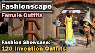 Fashionscape Showcase 120 Invention Cape Outfits  Runescape Female Outfits [upl. by Constantia]