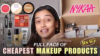 Wearing the CHEAPEST Makeup available in India  From Rs 60  Aashi Adani [upl. by Dimitri99]