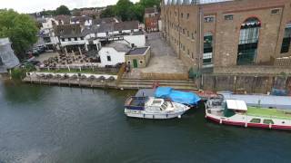 Thames Ditton Island Tour by DJI drone [upl. by Jadd]