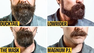 8 Facial Hair Styles on One Face From Full Beard to Clean Shaven  GQ [upl. by Mazurek737]