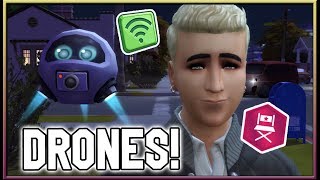 Spying on Sims  The Sims 4 Get Famous Drone amp Video Station Overview [upl. by Carmelina]