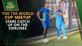 The T20 World Cup Meetup Stars Catch Up On The Sidelines  PCB  MA2T [upl. by Atiuqal]