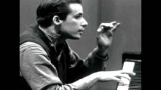 Piano Sonata K 331 Mozart  1st mvt Glenn Gould [upl. by Mackenie]