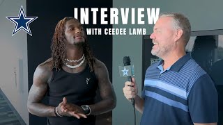 CeeDee Lamb Contract Signing Interview  Dallas Cowboys 2024 [upl. by Byrom448]