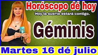 horoscopo de hoy Géminis  Horóscopo Diario  Géminis  16 de julio de 2024 [upl. by Haman]