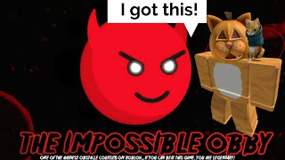 How Far Could I Make It THE IMPOSSIBLE OBBY [upl. by Hanshaw647]