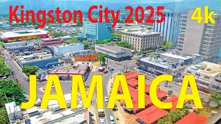 Kingston City  Jamaica 4K By Drone 2025 [upl. by Pontone]