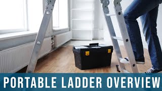 Portable Ladder Safety  Tutorial Hazards Training Oregon OSHA [upl. by Bayard]