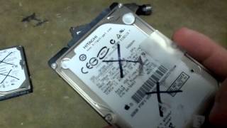 How to destroy a hard drive quick and dirty way [upl. by Costa]