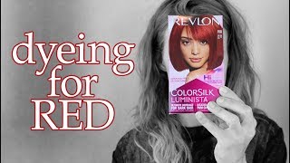 Dyeing for Revlon Colorsilk Luminista 150 RED [upl. by Campagna968]