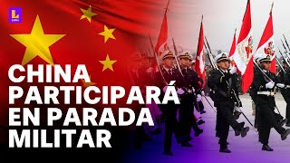 China participará en Gran Parada y Desfile Cívico Militar 2024 [upl. by Brinson]