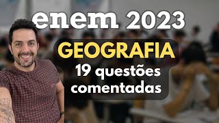 Enem 2023  Questões de Geografia comentadas Gabarito extra oficial [upl. by Milinda]