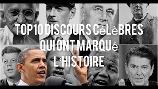 Top10 discours célèbres qui ont marqué l’histoire [upl. by Guildroy871]