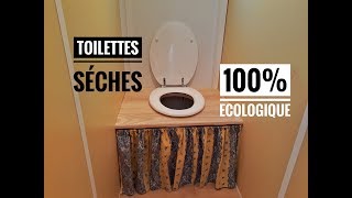 FABRICATION DE TOILETTES SÈCHES EN INTÉRIEUR TUTO [upl. by Ydaf]