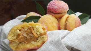 НЕВЕРОЯТНО ПРОСТОЕ ПИРОЖНОЕ quotПЕРСИКИquot родом из детства 🍑🍑🍑 Peach cake recipe [upl. by Oicnedif]