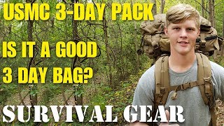 USMC Assault Pack  is it a good 3 day pack [upl. by Alletsyrc]