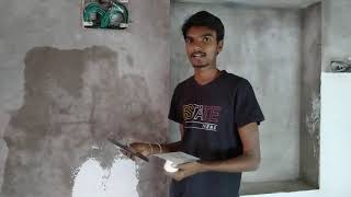 Part2 How to Apply Wall Putty Lappam in Telugu Step by Step [upl. by Donaghue420]