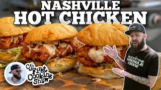 Spicy amp Crispy Nashville Hot Chicken Sandwiches  Blackstone Griddle [upl. by Namlaz]