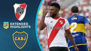 River Plate vs Boca Juniors Extended Highlights  Argentina LPF  CBS Sports Golazo [upl. by Wildee]