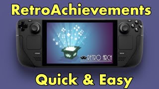 HOW TO ENABLE RETROACHIEVEMENTS ON STEAM DECK [upl. by Ellehs]