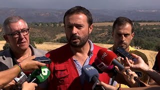 Afectadas 3000 hectáreas en Valdepeñas de la Sierra [upl. by Chapen]