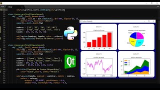 Graficas Matplotlib con PySide2 PyQt5 y Qt Designer [upl. by Nicolas]