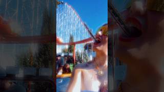 Swallowing Roller Coasters to Blur’s Woo Hoo  Amusement Park Fun [upl. by Lunnete]