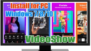 Download amp install VideoShow for PC Windows 7810 amp Mac [upl. by Ardnahsal869]