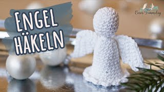 ENGEL HÄKELN  Anleitung kostenlos deutsch  Schutzengel häkeln  Weihnachtsengel [upl. by Ingvar419]