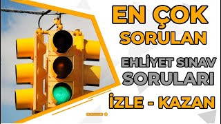 EN ÇOK SORULAN Ehliyet Soruları  Ehliyet Sınav Soruları 2020  Çıkmış Ehliyet Soruları  50 Soru [upl. by Munniks]