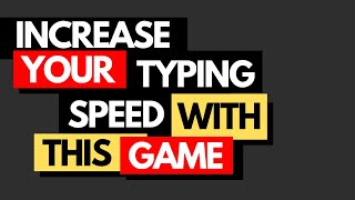 INCREASE YOUR TYPING SPEED WITH THIS GAME [upl. by Sumedocin507]