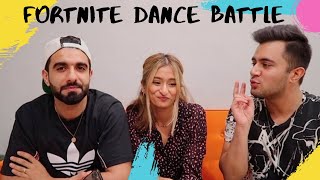 The Ultimate Fortnite Dance Battle  Unnati Malharkar  ft Manav amp Rishabh [upl. by Ehc]