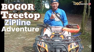 NYOBAIN TRACK ATV DI BOGOR TREETOP ZIPLINE ADVENTURE [upl. by Henke]