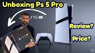 NEW PS5 Pro Unboxing  review and price 🎮 [upl. by Schargel]