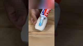 Transform Your Bathroom Amazing Toothpaste and Soap Hack Home Toothpaste DIY Cleaning shorts [upl. by Erdnad]