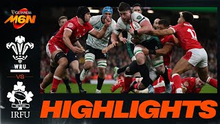 WALES v IRELAND  2025 GUINNESS MENS SIX NATIONS  RUGBY HIGHLIGHTS [upl. by Meraree]