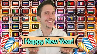 How To Say quotHAPPY NEW YEARquot in 55 Different Languages [upl. by Elsinore]