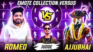 Total Gaming amp Romeo Best Emote Collection Versus😱 Amitbhai Judge😍 World Funniest Emote Versus😂 [upl. by Nyrmak]