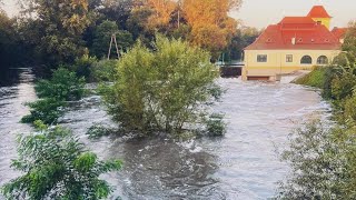 PRZED POWODZIĄ WROCŁAW STABŁOWICE RZEKA BYSTRZYCA [upl. by Aretahs]