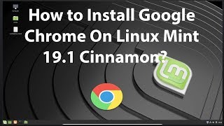 How to Install Google Chrome On Linux Mint 191 Cinnamon [upl. by Gabriello]