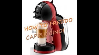 Πως φτιάχνω freddo cappuccino με αφρόγαλα σε μηχανή με κάψουλα στο σπίτι [upl. by Ojahtnamas905]