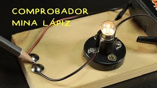 Comprobador Mina Lápiz Conductividad Eléctrica Proyecto Feria de Ciencias [upl. by Tabbie162]