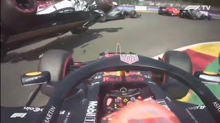 F1 Max Verstappen Onboard Crashes [upl. by Eelta]