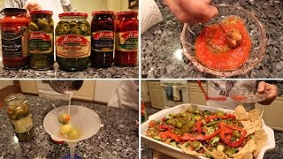 Fried Mozzarella Loaded Nachos and Martinis  OrsaraRecipes [upl. by Einnalem]