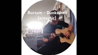 Burzum  Dunkelheit acoustic cover burzum гитарист гитара metal [upl. by Oglesby]