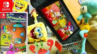 Spongebob Squarepants on Nintendo Switch Commercial [upl. by Terbecki]